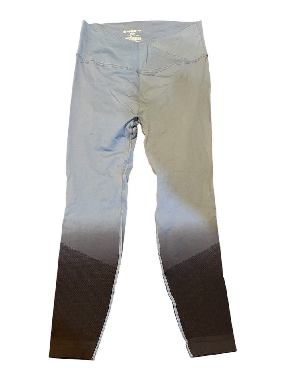 SHEFIT Charcoal Ribbed High-Waist Leggings